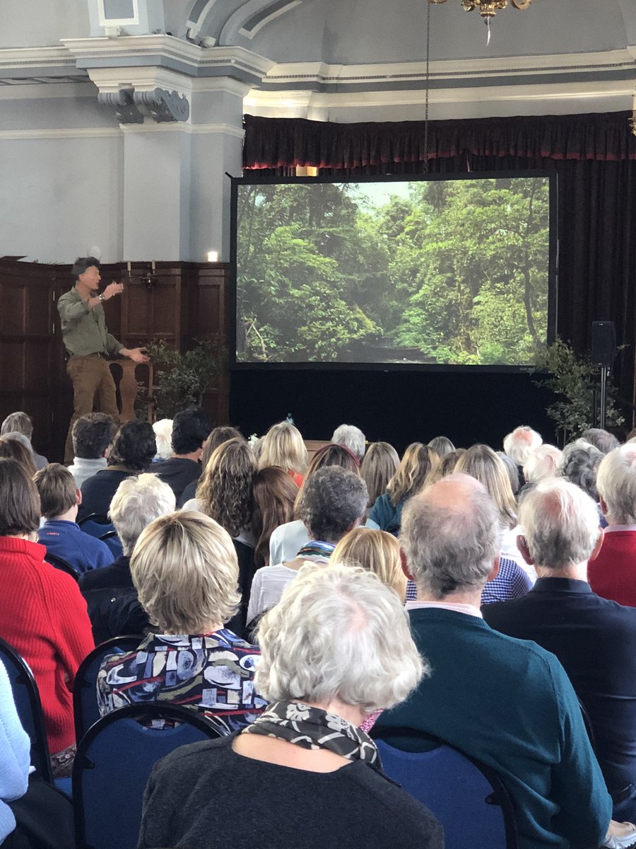 taylorhannah77's tweet photo. Risking dengue fever and malaria revisiting terrains unseen by human eyes for 30+ years, #Explorer @benedictallen shows one of his video selfies and describes reuniting with old friends in a tribe from a trip long ago. @MarlbLitFest #MLF22 https://t.co/uvpcdG37AR