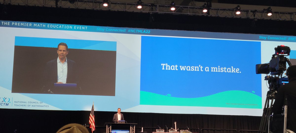 Wrong answers are not synonymous with mistakes...they are based on what students understand at that moment...they are incomplete conceptions not MISconceptions. Yoy can be wrong but not mistaken. Yes <a href="/ddmeyer/">Dan Meyer</a>! YES.
