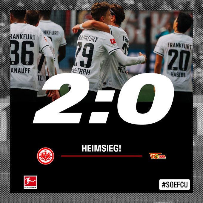 Deutche_Kaiser9's tweet photo. El #Frankfurt venció a los líderes de la #Bundesliga con goles de Mario Götze y Jasper Lindstrom. Destacar la figura de Kevin Trapp, fue clave con sus atajadas para mantener el resultado. https://t.co/zCrTH6WMlY