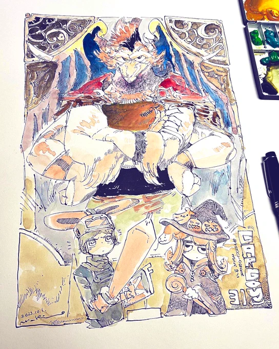 #inktober2022 ガーゴイルとは一体 