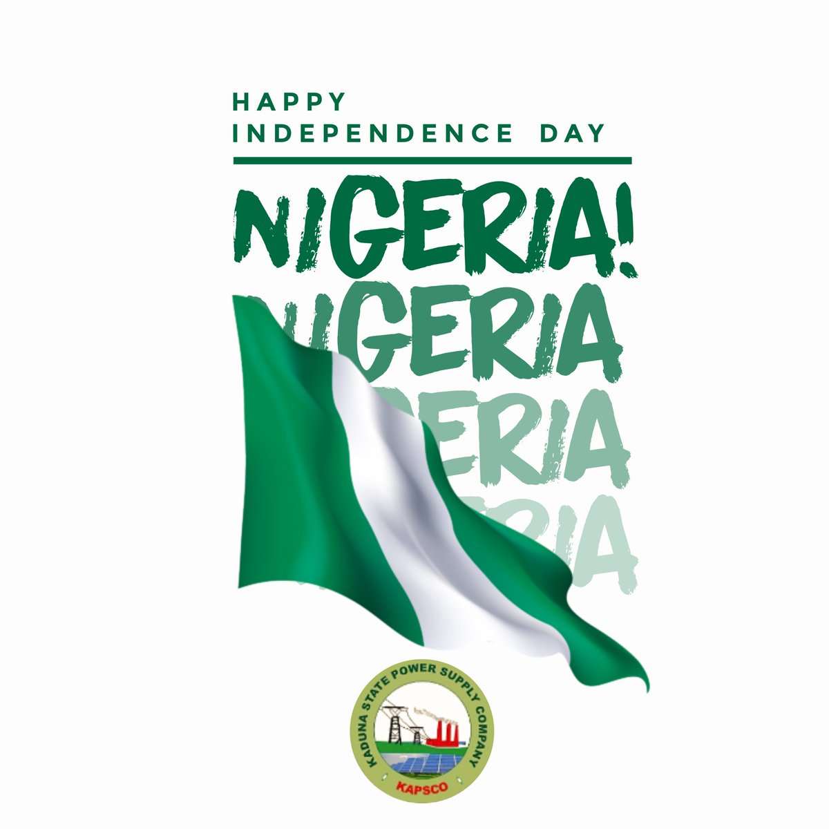 kdkapsco's tweet photo. One nation. One people. Happy Independence Day Nigeria. ☺️☺️

#naijaat62 #solarpower #kapsco https://t.co/c8mhIY5KGp