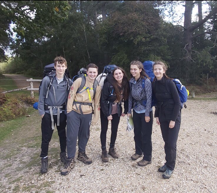 sheldonschool's tweet photo. Our Year 13 students have made a brilliant start to their Gold D of E Qualifying Expedition. Spirits are high and they are really enjoying the walk on their first day. https://t.co/SJawkuAeCV