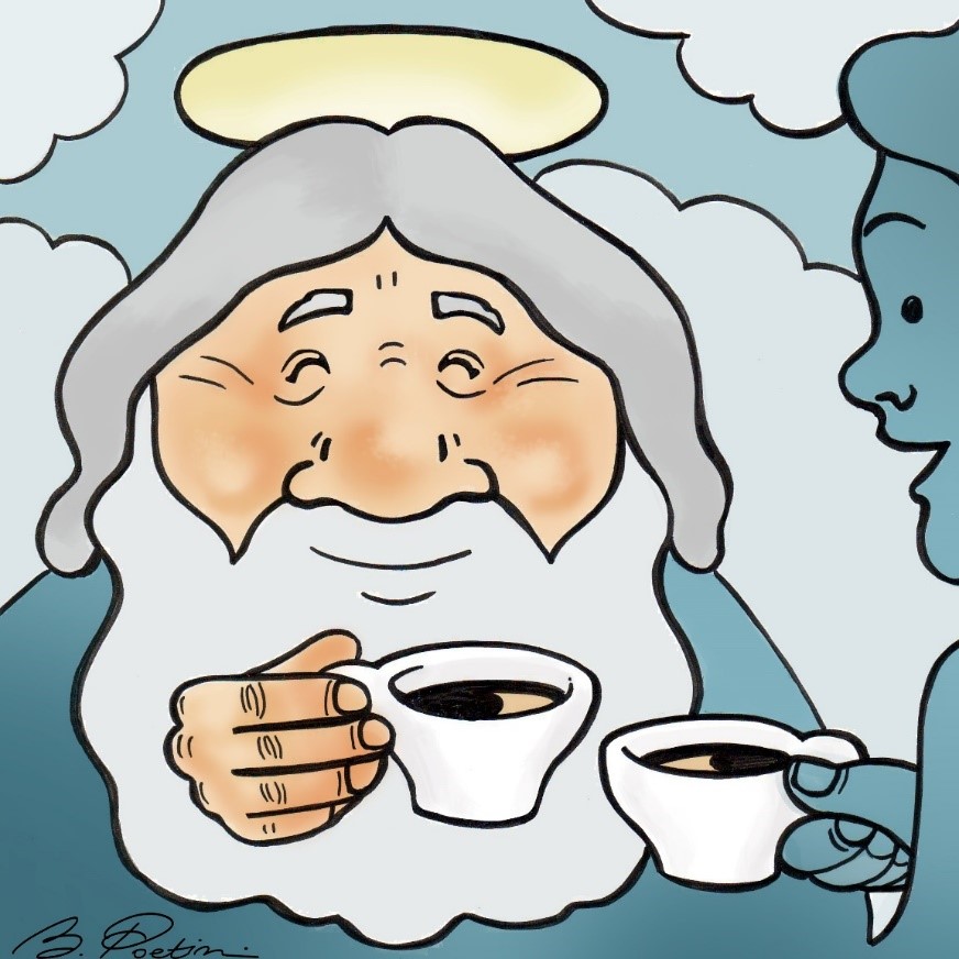 Domani insieme per un caffè con Dio, in preparazione al Natale. Buon cammino di Avvento.