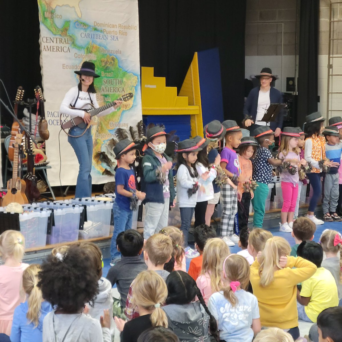 West District Tigers were treated to an incredible performance by Surcari in honor of Hispanic Heritage month. These global citizens are learning to celebrate their own identities while also showing curiosity and wonder about the stories of others. #FPSLeadingtheway