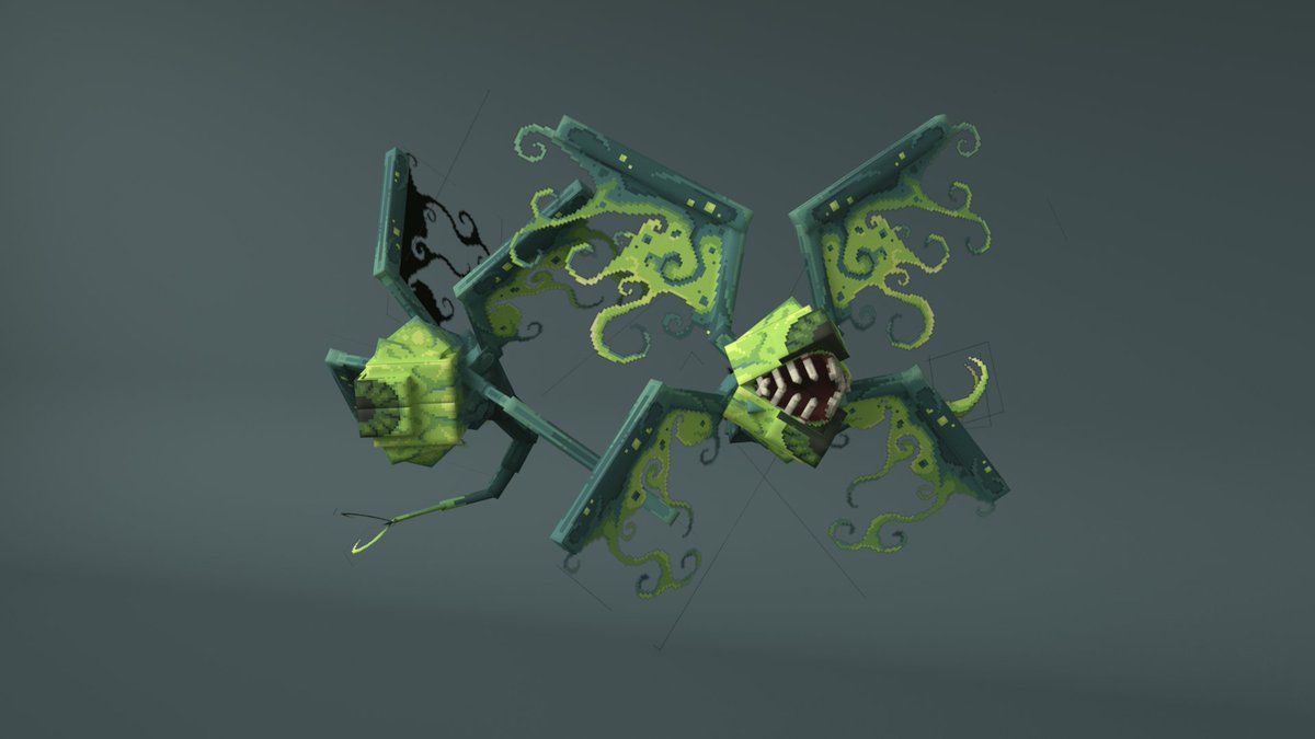 PeacedoveWum's tweet photo. Cthulhu eye
#blockbench 
#Minecraft 
Render:@EtymologyGhost https://t.co/lRvqPKsMAU