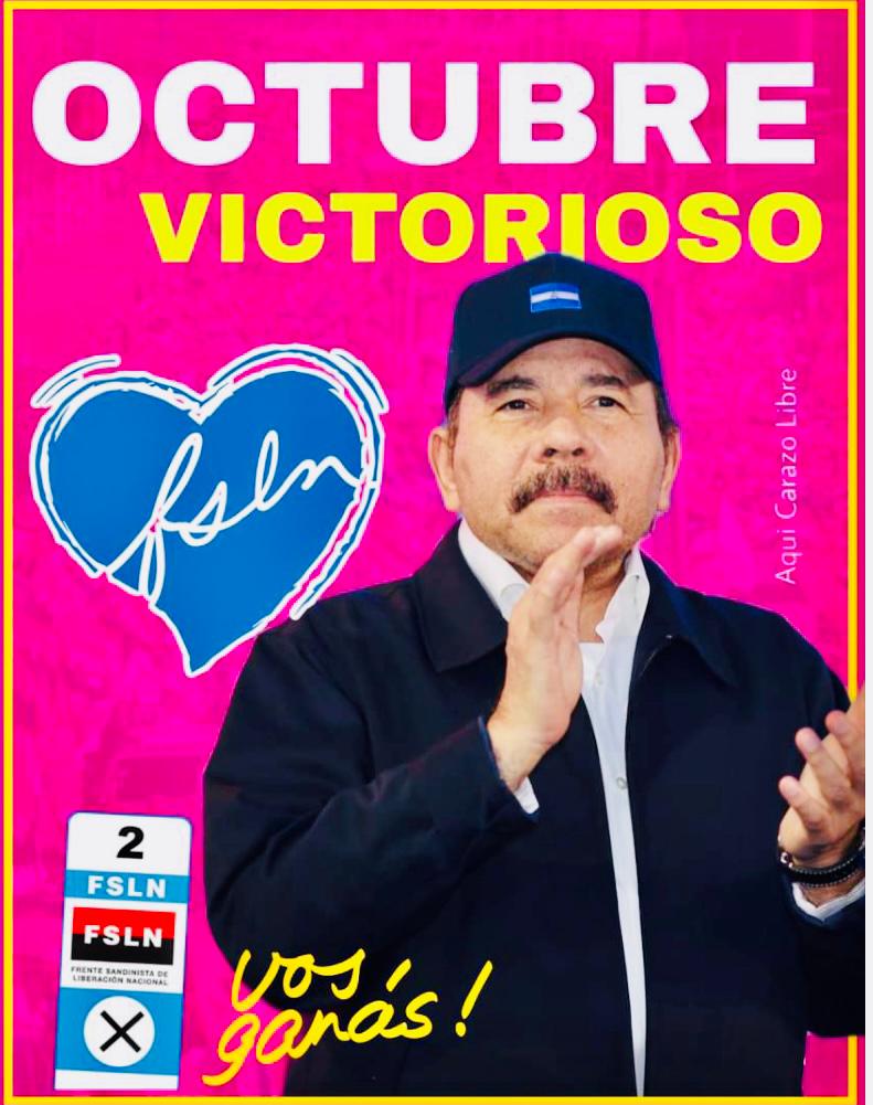 #01Octubre
Buenos dias herman@s nicaraguenses a solo 37 días del gran triunfo electoral #NicaraguaBenditaYSiempreLibre nos preparamos para dar la batalla final y ganar toditas las Alcaldías del pais
#PuebloQueCaminaAvanzaYVence
#PuebloPresidentePuebloAlcalde
#OctubreVictorioso