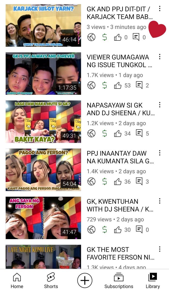 KimKateR1998's tweet photo. Karjack fans, i have upload po sa KUMU ni GK earlier. sa mga di nakapanood click link below to watch ! 🤗

Link : https://t.co/MqFfSFkoJf

DON'T FORGET TO SUBSCRIBED!
#gandangkara #papajackson #karjack #kumulive #karjackteambabyloves https://t.co/BBymZ0vmZ1