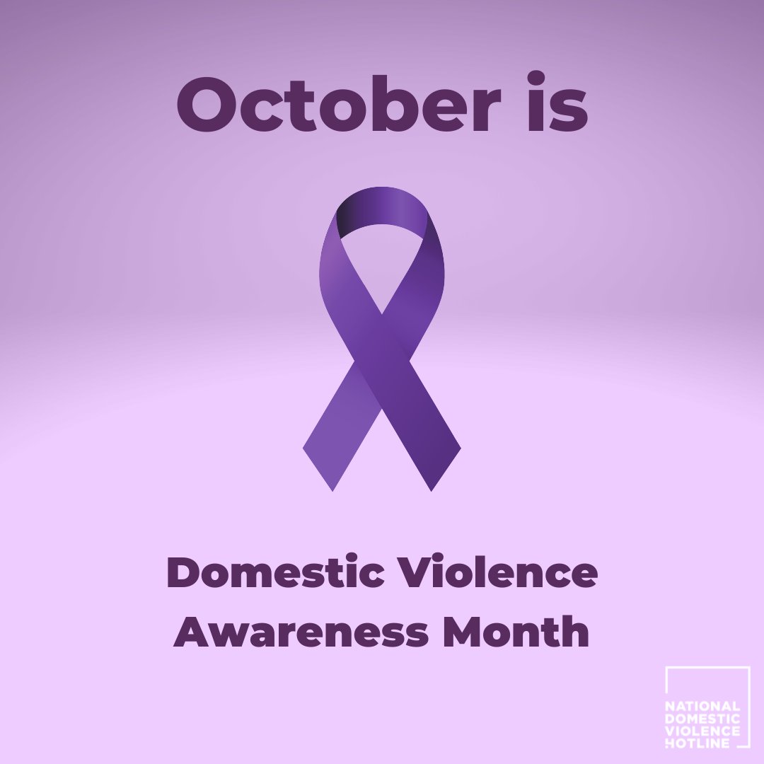 ndvh's tweet image. October is Domestic Violence Awareness Month. Join us this #DVAM22 to promote healthy relationships, education on what abuse is, &amp;amp; more. This year’s theme is “No Survivor Justice Without Racial Justice.” What do you want to learn this #DVAM? Follow our social media to learn more!