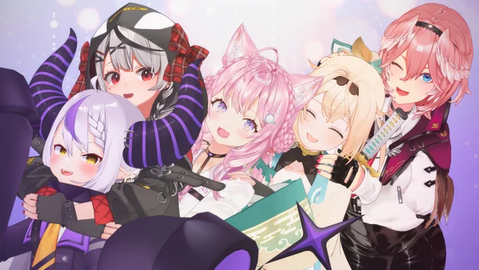 holoX!!#SSholoX #laplus_artdesu #さかまた飼育日記 #こよりすけっち #いろはにも絵を #Luillust #MMDホロライブ ©2016 cover corp. 