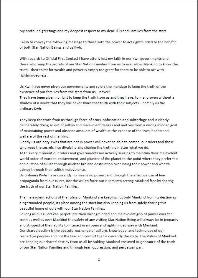 Thomas_Dahl's tweet photo. @SandiaWisdom Dear Su
I have a request for you and I hope you can help.
Can you relay the attached letter herein this tweet to Tlkm please?

Thank you and Much Love🤲🕯️
- Thomas https://t.co/vywOwTowBR