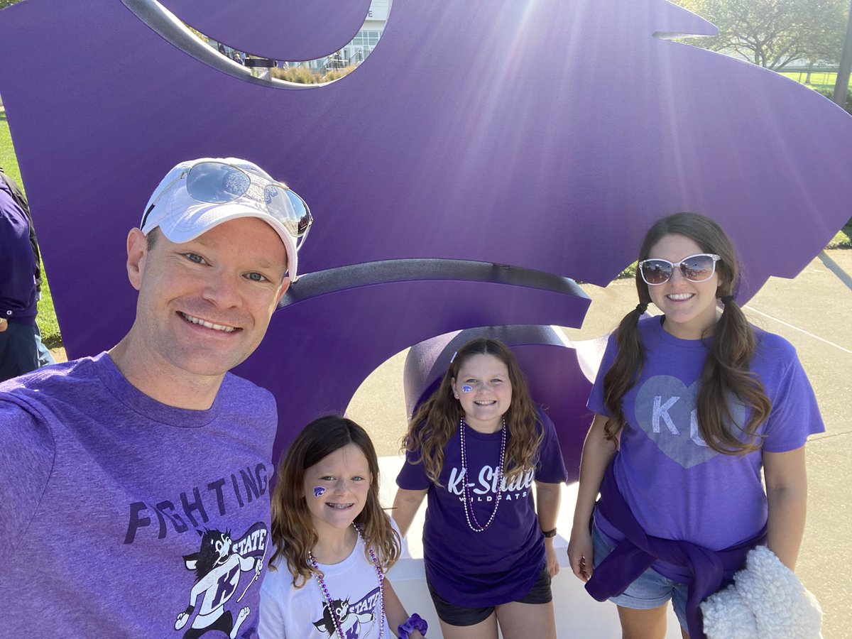 First game for the girls! #KStateFB