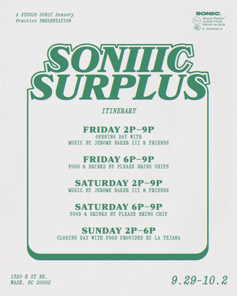 jeromebaker3rd's tweet photo. #StudioSonic pop up continues TODAY - come thru 1320 H St NE with music by @MathiasxDC and yours truly, me! https://t.co/YAQpZ98MSV