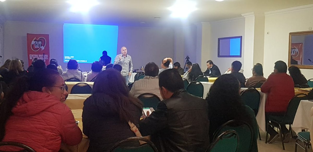 maltescut1's tweet photo. 150 sindicalistas d la salud d Boyacá reunidos xa definir estrategia en lucha x @trabajodecente e incidencia plan nacional desarrollo.
Felicitaciones a @cutcolombia/subdirectiva Boyacà y #anthoc.
@cutcolombia https://t.co/5lhzaboBgA