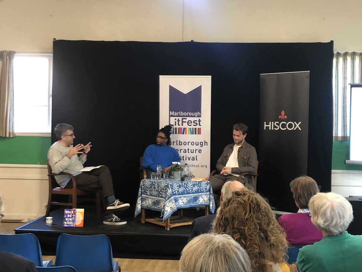 Début authors @AyaRoots and @thebobpalmer discuss their shared experiences of becoming writers, plus the common theme of grief in their novels #WhenWeWereBirds #IsaacAndTheEgg #ThatEggBook @MarlbLitFest #MLF22