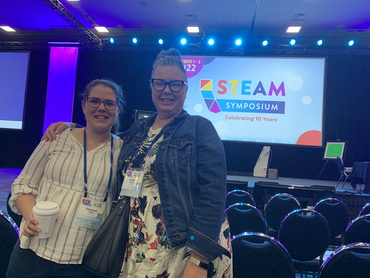 It is early for a Saturday morning but I’m grateful to be here with our new STEAM Coordinator Elizabeth Ward!