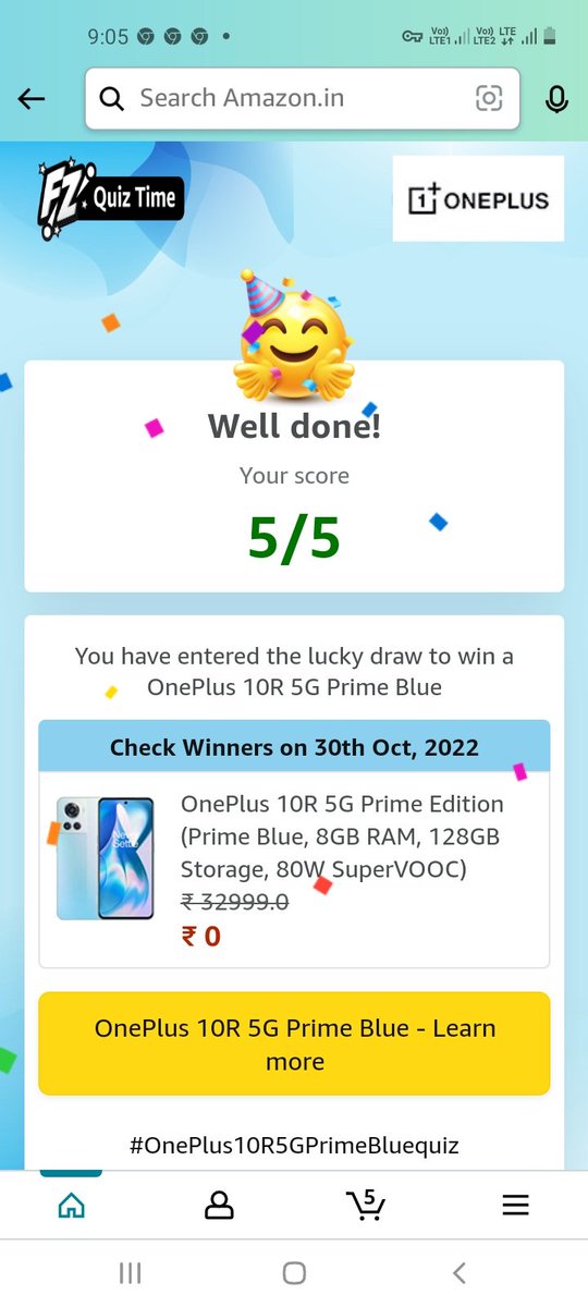 Purnima58246385's tweet photo. #OnePlus10RPrimeBlue5G
#AmazonMobileInsiders
@oneplus @amazonIN https://t.co/IaEPrKg8fe