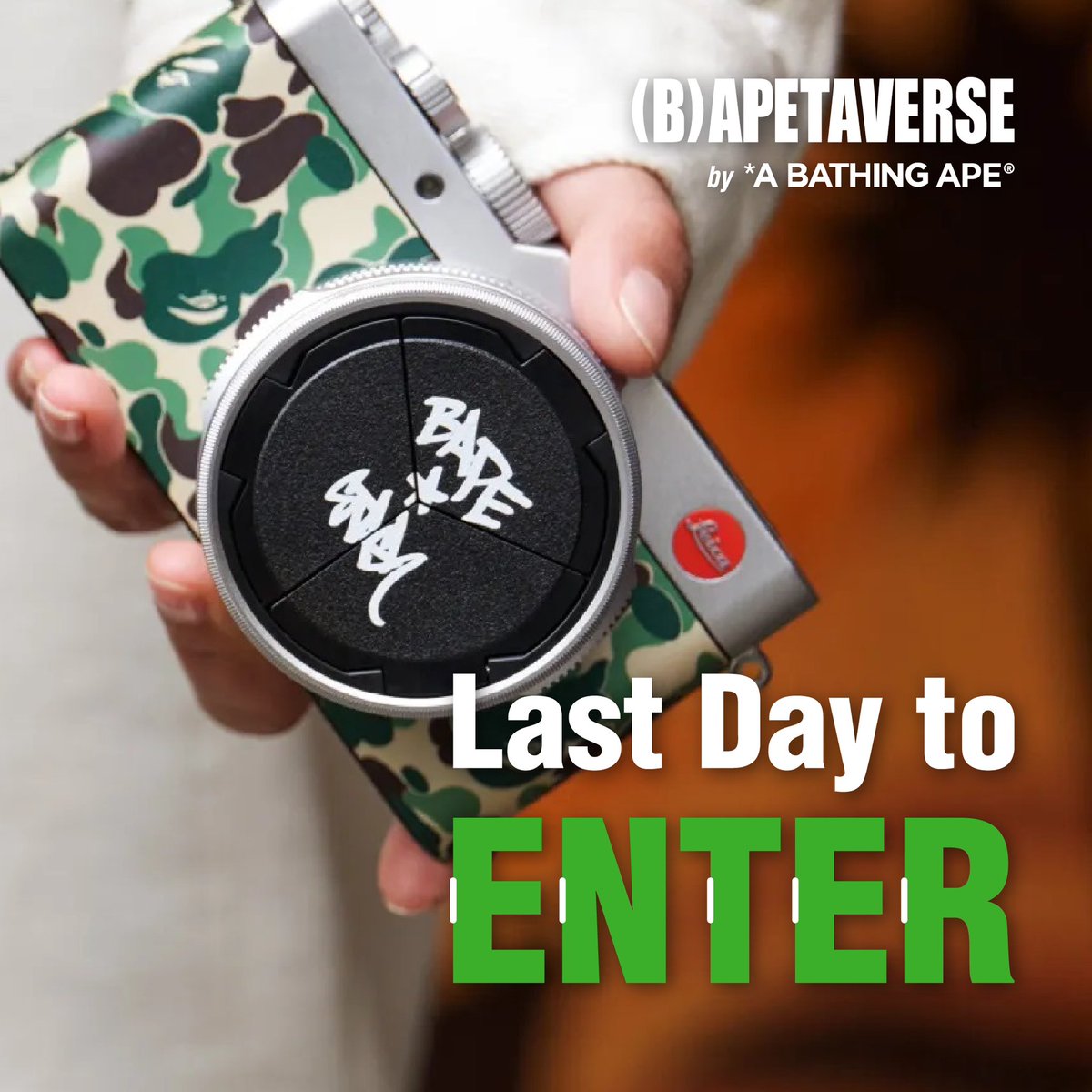 Happy weekend BAPEfam, we are loving all the shots that you guys have taken. 

Today’s the last day you can participate in the event and have a chance to win the LEICA x BAPE x STASH camera, design by STASH. Looking forward to seeing more photos today

#LeicaxBAPE #WGB #WGM