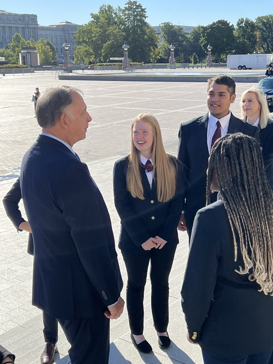 It was an honor to accompany <a href="/MHHSCA/">MH Career Academies</a> Lily Foster, AR HOSA State Officer to the Washington Leadership Academy. She shared how CTE has made a positive impact on her life and career pathway with Senator Bozeman. <a href="/tenillerauls/">Tenille West Rauls</a> <a href="/DanaJoBrown/">Dr. Dana Brown</a> <a href="/MHHSGoBombers/">Mary Beth Russell</a> <a href="/Dr_JakeLong/">Jake Long</a>