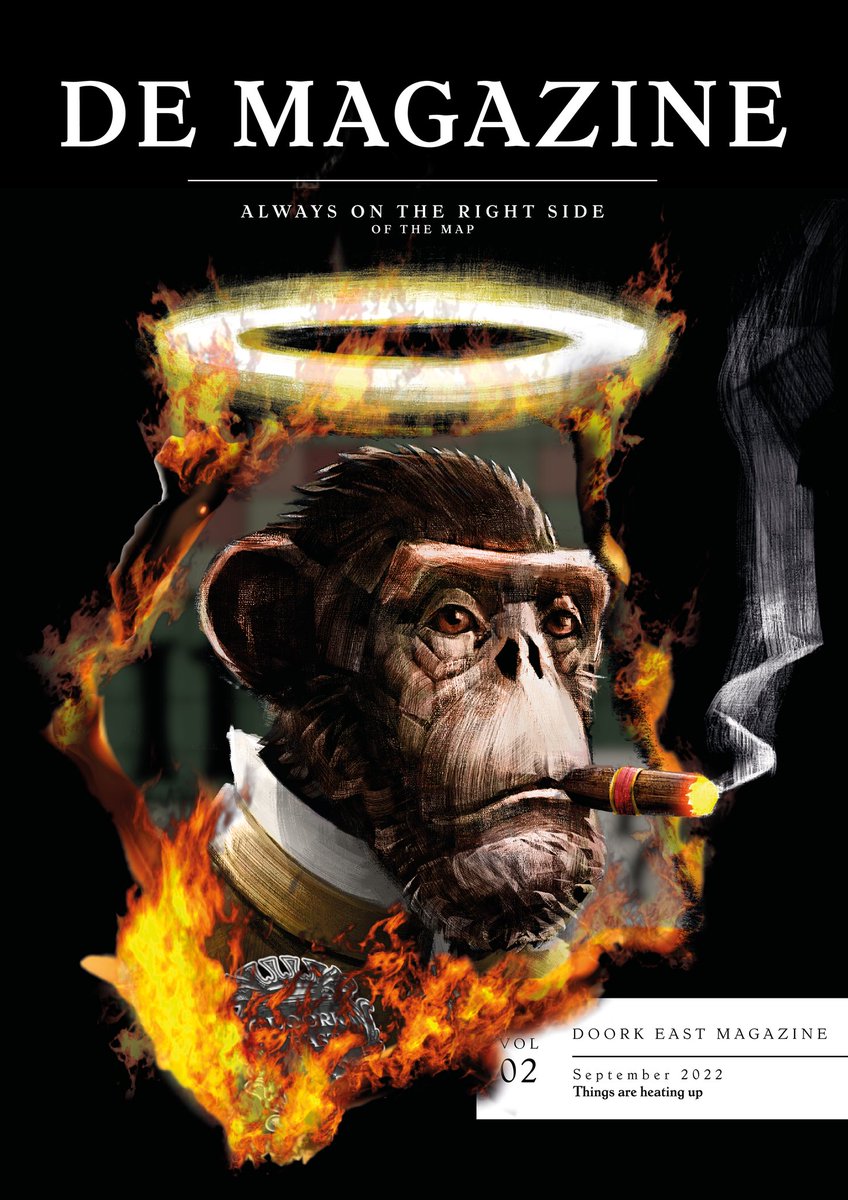 mrsbrown888's tweet photo. "I've said it and I'll say it again. It's like the Illuminati of @the_ape_society" - @JCRYPTO_YT
#Doorks find this amusing! ❤
Thanks for the highlights here https://t.co/SfvweS3sVj
#DEMagazine vol 2 is available FOC here https://t.co/tg6APETm2R
#NFT https://t.co/phcL2cHuFE