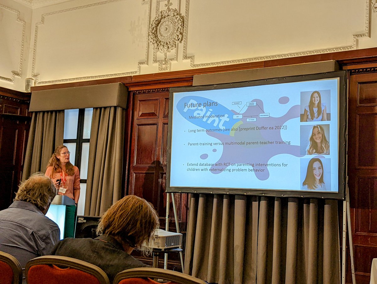 PAINTstudies's tweet photo. PAINT was at the #EunethydisAnnualMeeting2022 in Cardiff, with great talks by @A_Groenman and Marjolein Luman on our IPD meta-analysis on parent training, and @saskiavoo on stigma remediation.
See https://t.co/1e4ID8CK8c for more!
#parenttraining #adhd #behavioralinterventions https://t.co/dIQkZSp4zt
