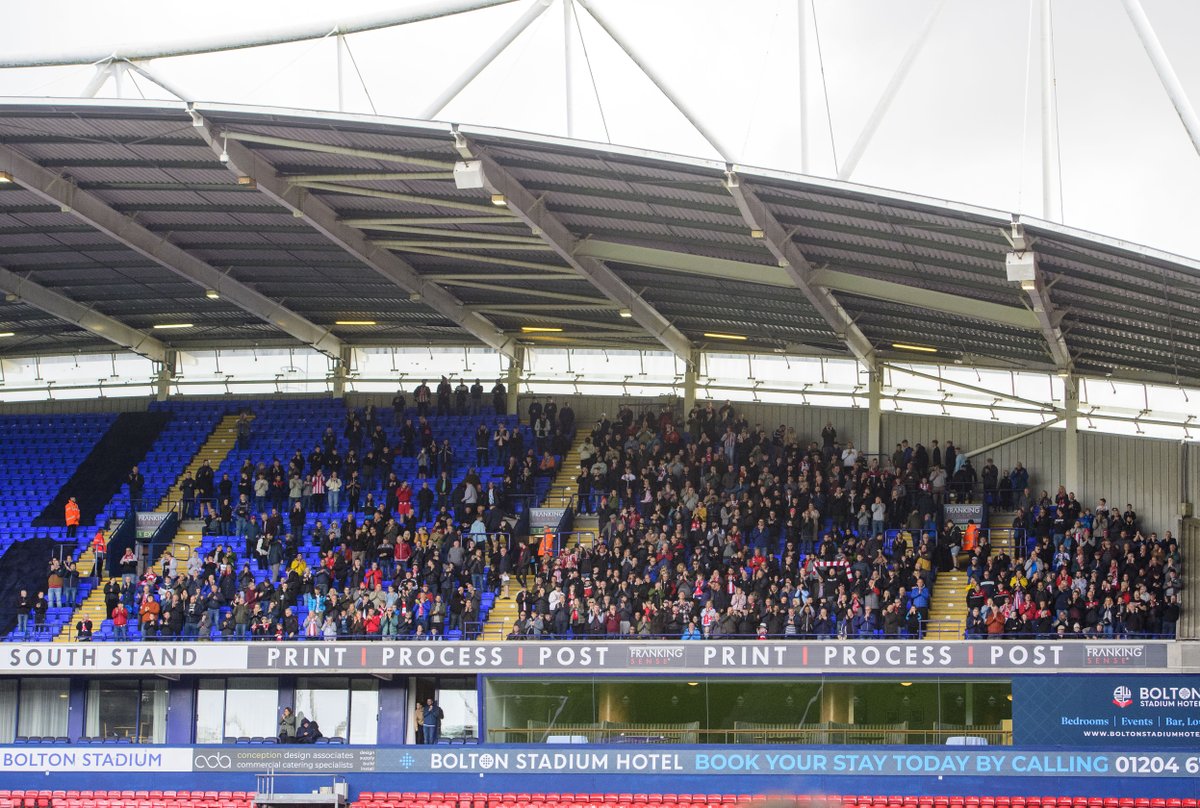 👏 Thank you to the 782 Imps fans who have made the trip to Lancashire to back the lads as part of a crowd of 17,263! 

⏱88' | ⚪️ 2-0 ⚫️ | #BOLLIN