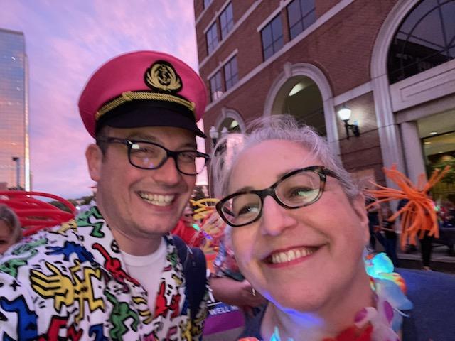 utkcsw's tweet photo. We had a great time at the Pride Parade last night! Be sure to catch our booth at Pridefest in Worlds Fair Park today and tomorrow! #UTCSW #KnoxPride https://t.co/WYG2VPy5dP