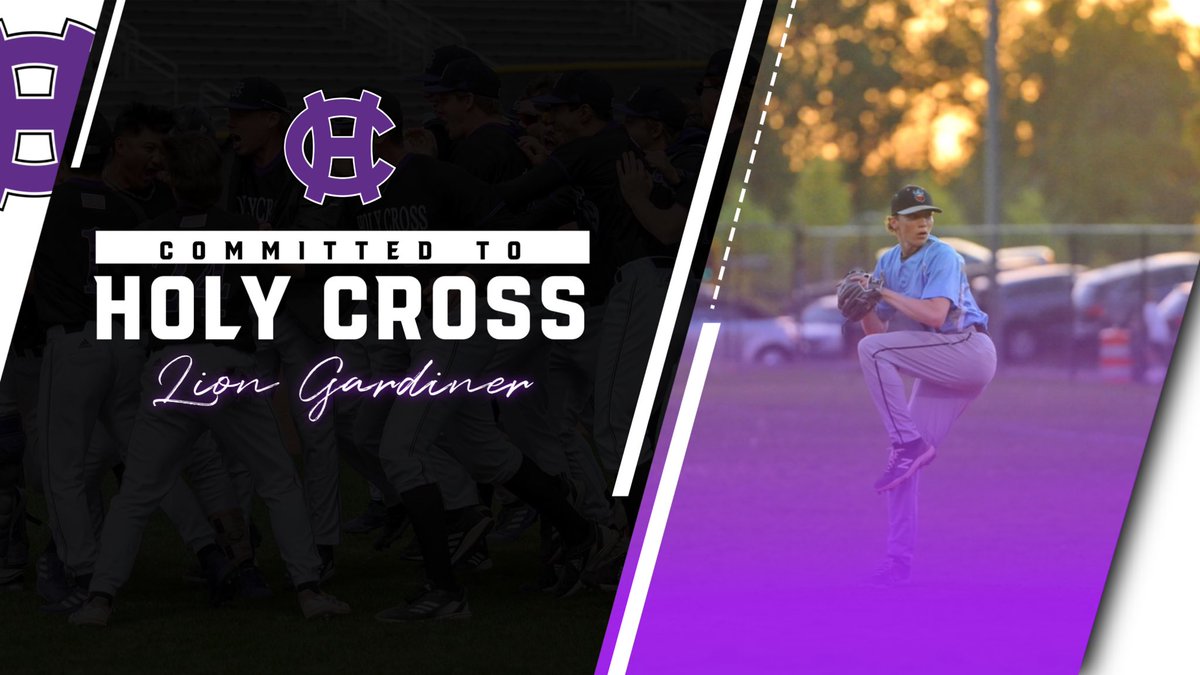 After much consideration I am excited to announce my commitment to play baseball at Holy Cross. Thank you to my coaches, trainers, teammates, and family for helping me get to this point. #gocrossgo