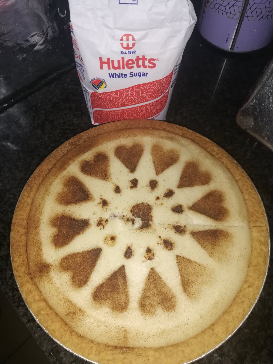 EssayvanieP's tweet photo. @Huletts_SA #Madewithkindness baked milk tart https://t.co/R6MNvhAryu