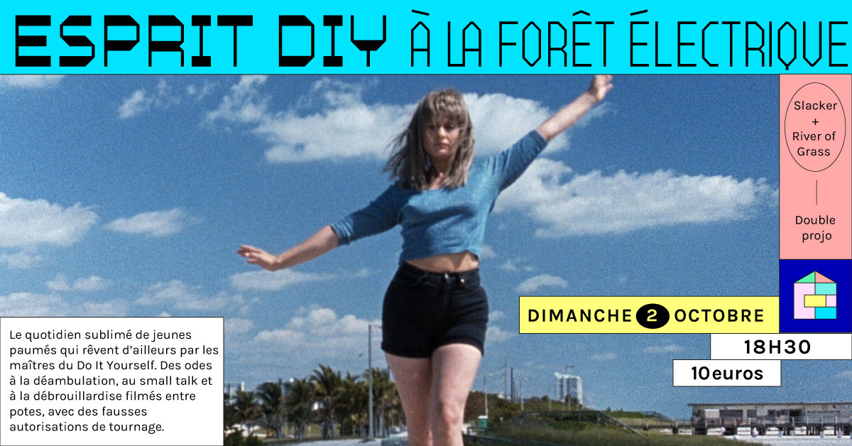 Demain soir, on organise une soirée premiers films indé à La Forêt 🥰 Retour sur les deux premiers films des géniaux Richard Linklater &amp; Kelly Reichardt, ça va rider dans les Etats Unis des 90s ! (les deux films ont été tourné en 16mm et la photo est magnifique, c'est cadeau!)