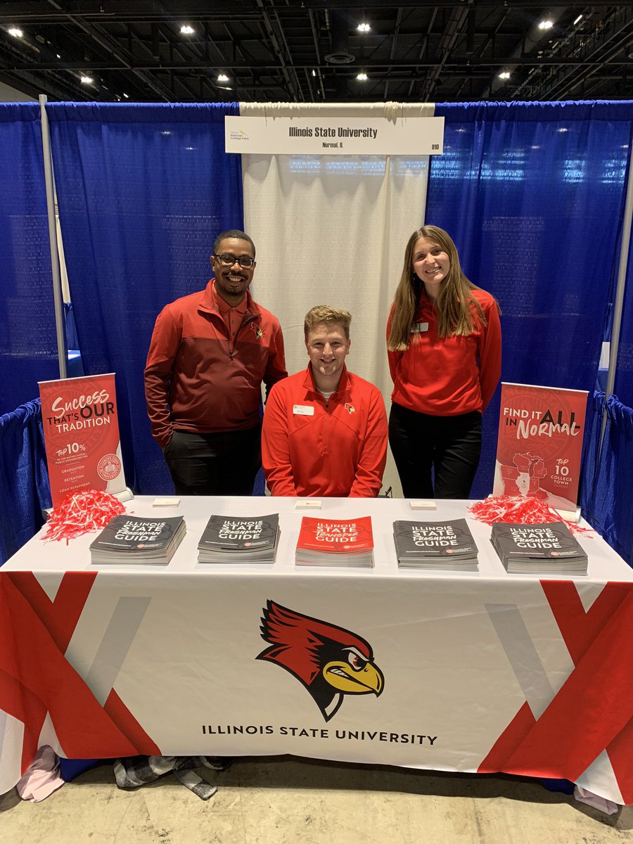 Excited to speak to students at the <a href="/NACAC/">Natl Association for College Admission Counseling</a> Chicago fair today! Come find us at booth 910, #FutureRedbird!
