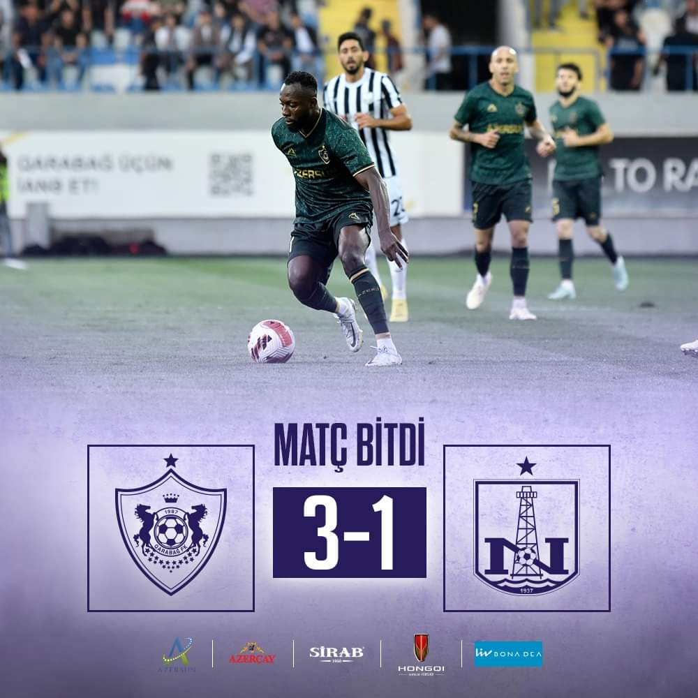 FT: #QarabagNeftchi 3️⃣-1️⃣

Congratulations, boys! 🐎

#QarabağFK