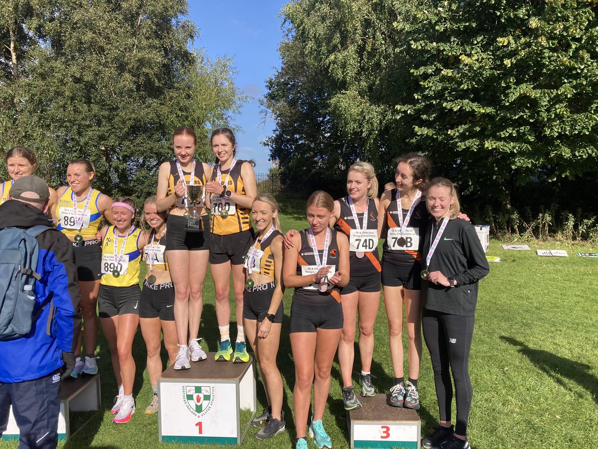 Thank you <a href="/VPCAC_Lions/">VPCAC Lions🦁</a> for a great day of racing at the NI &amp;Ulster OPEN relay championships super runs by Owen Carleton(<a href="/AStriders/">Annadale Striders</a>)  team silver mens vets ,<a href="/EmmaMitchell05/">Emma Mitchell</a> <a href="/ClonliffeHAC/">Clonliffe Harriers</a> team bronze and fastest leg <a href="/AthleticsNI/">Athletics NI</a>