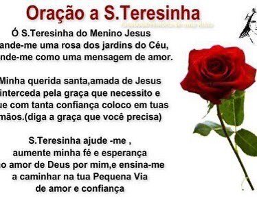 PadreAlberto_'s tweet photo. Peça a intercessão de Santa Terezinha, receba uma chuva de rosas, chuva de. bênçãos! https://t.co/6insRxPQks
