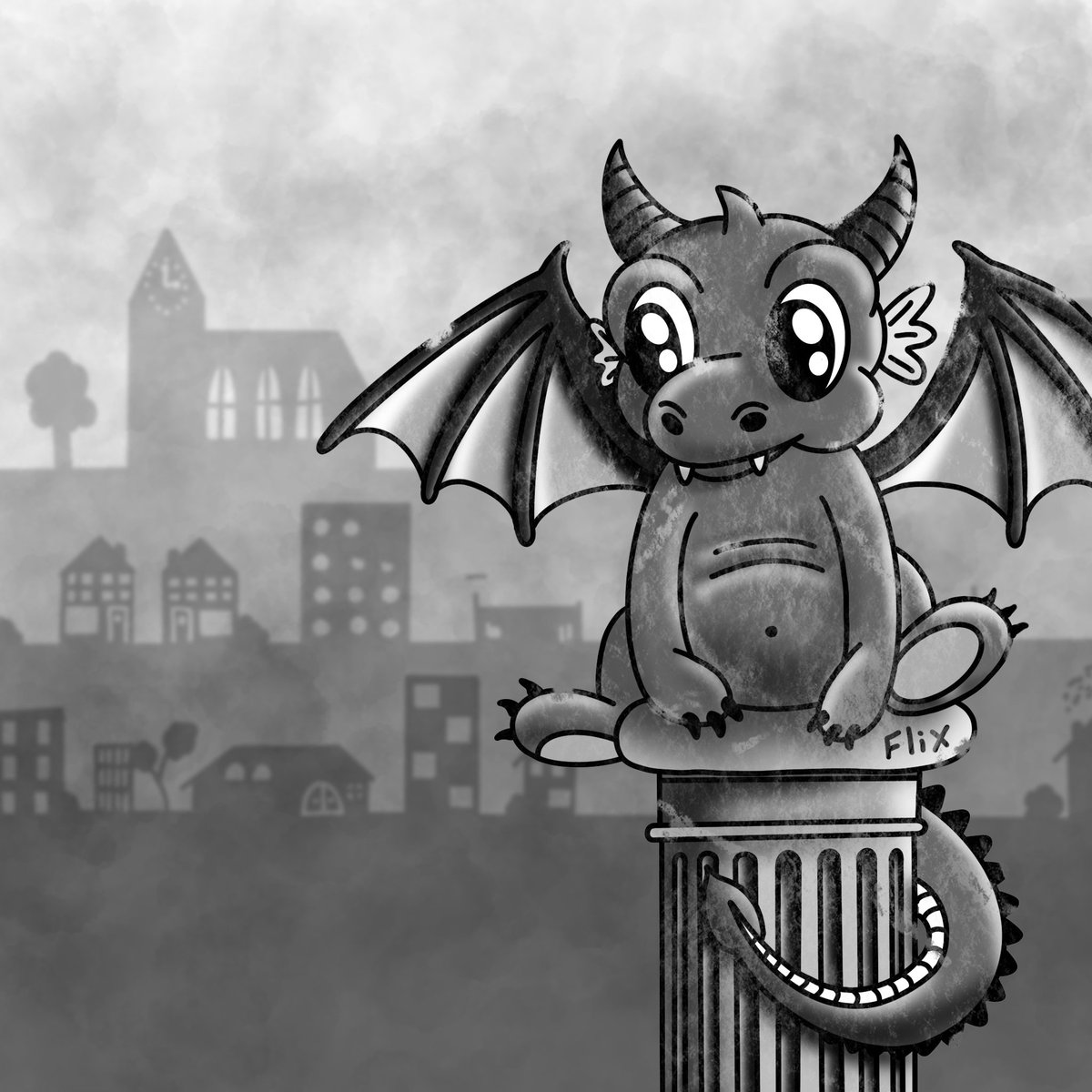 October 1st...this can only mean one thing: the start of Inktober! Of course I'll participate again, but this time I'll take things a bit slower. 

Day 1: Gargoyle

#inktober2022 #Procreate #artmoots