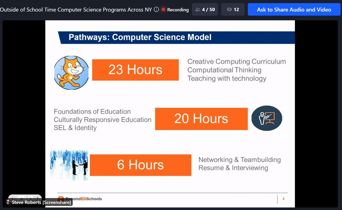 mrtomocon's tweet photo. The @expand_school @NYCYouth @LaGuardiaCC partnership is helping to build training pathways into CS certification programs &amp; retaining qualified educators in CS classrooms.
Great model for other #CSForNY regions to look at to build the pipeline of CS teachers! #CSForAllNYC https://t.co/F2kiXUl8D7