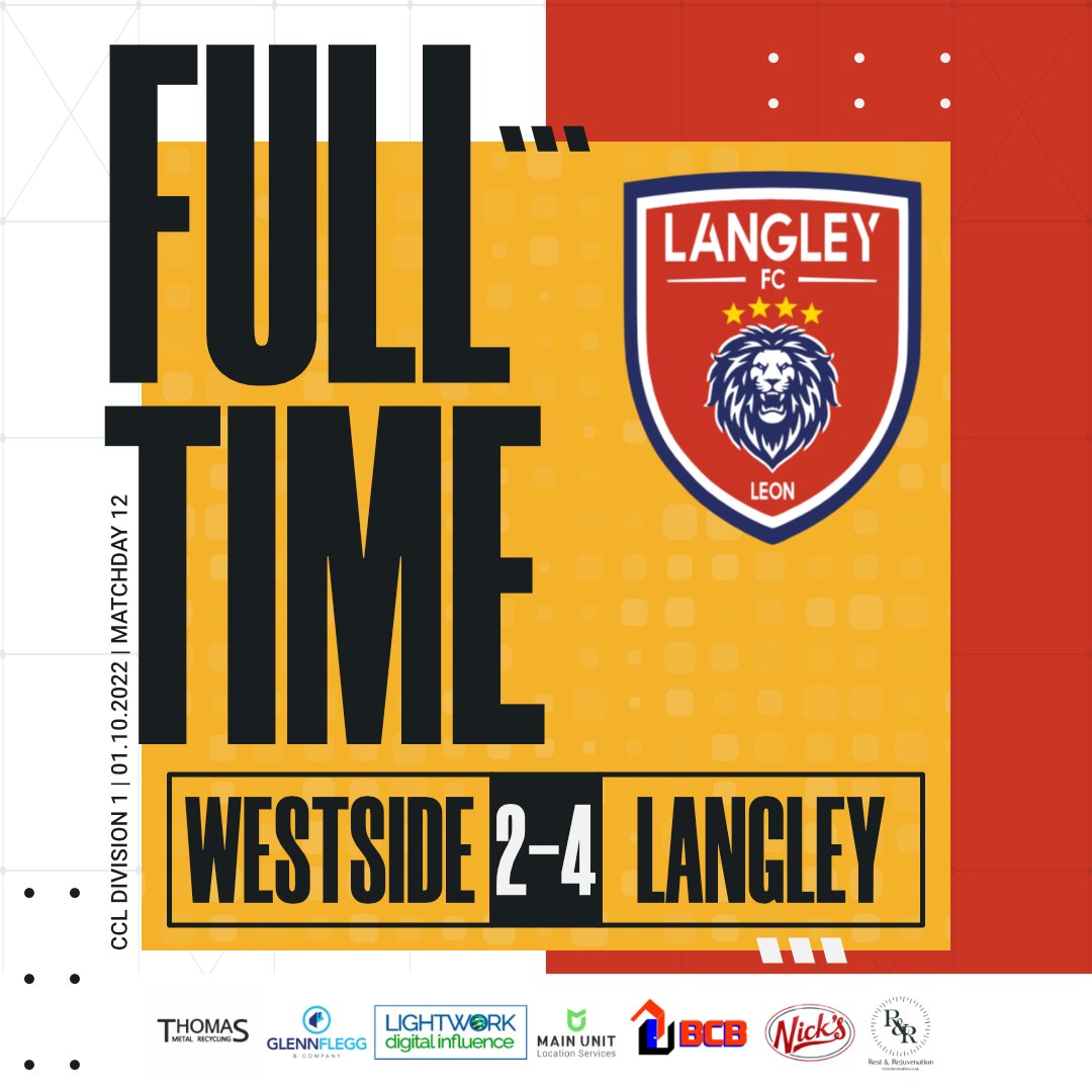 LangleyFC_'s tweet image. We were made to work had for it by Westside but a good win and a very important three points secured!

Great performance from the whole team!