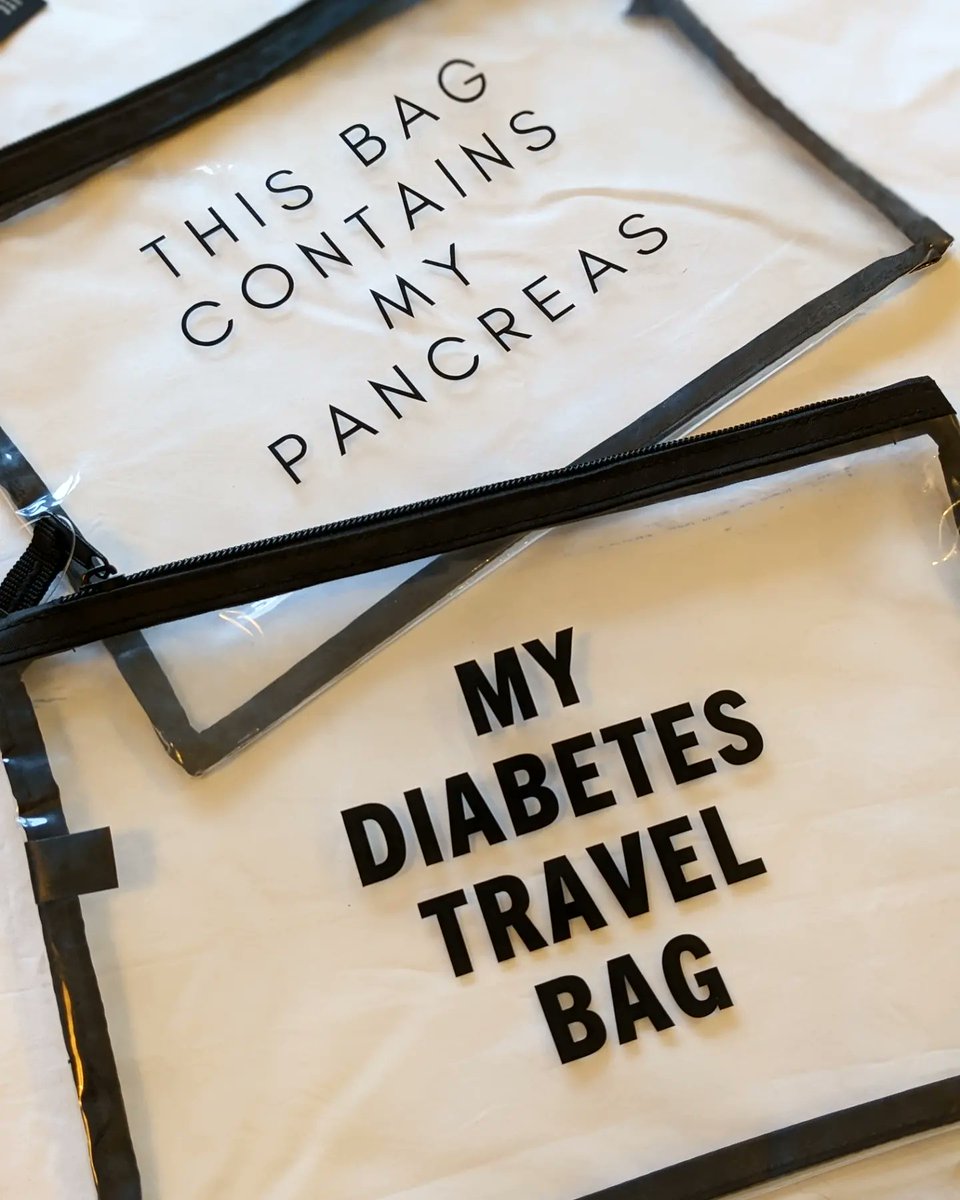 DiabeticDetails's tweet photo. New products now live on https://t.co/YVVR7Wi2Um 

See through bags, perfect for travelling or going out and about! Head to diabetic.details on instagram for a giveaway launching tomorrow! https://t.co/qsiiJJMLP1