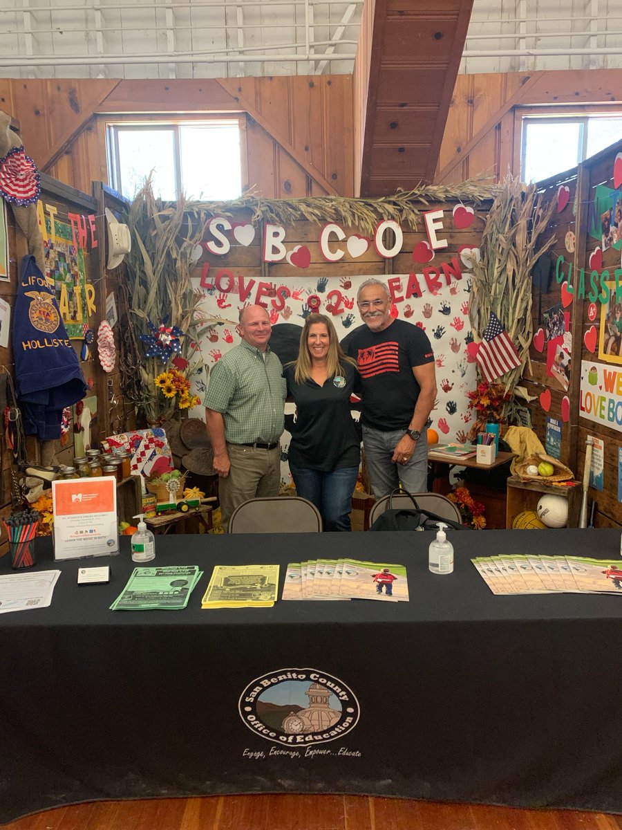 SBCOE95023's tweet photo. So great to have Kids Day back at the fair. @SBCOE95023 had a blast at Kids Day and in our Fair. State Fair Directors visited our booth and loved it! #SBCOEengages #SBCOEencourages https://t.co/fa4R1kKEQQ