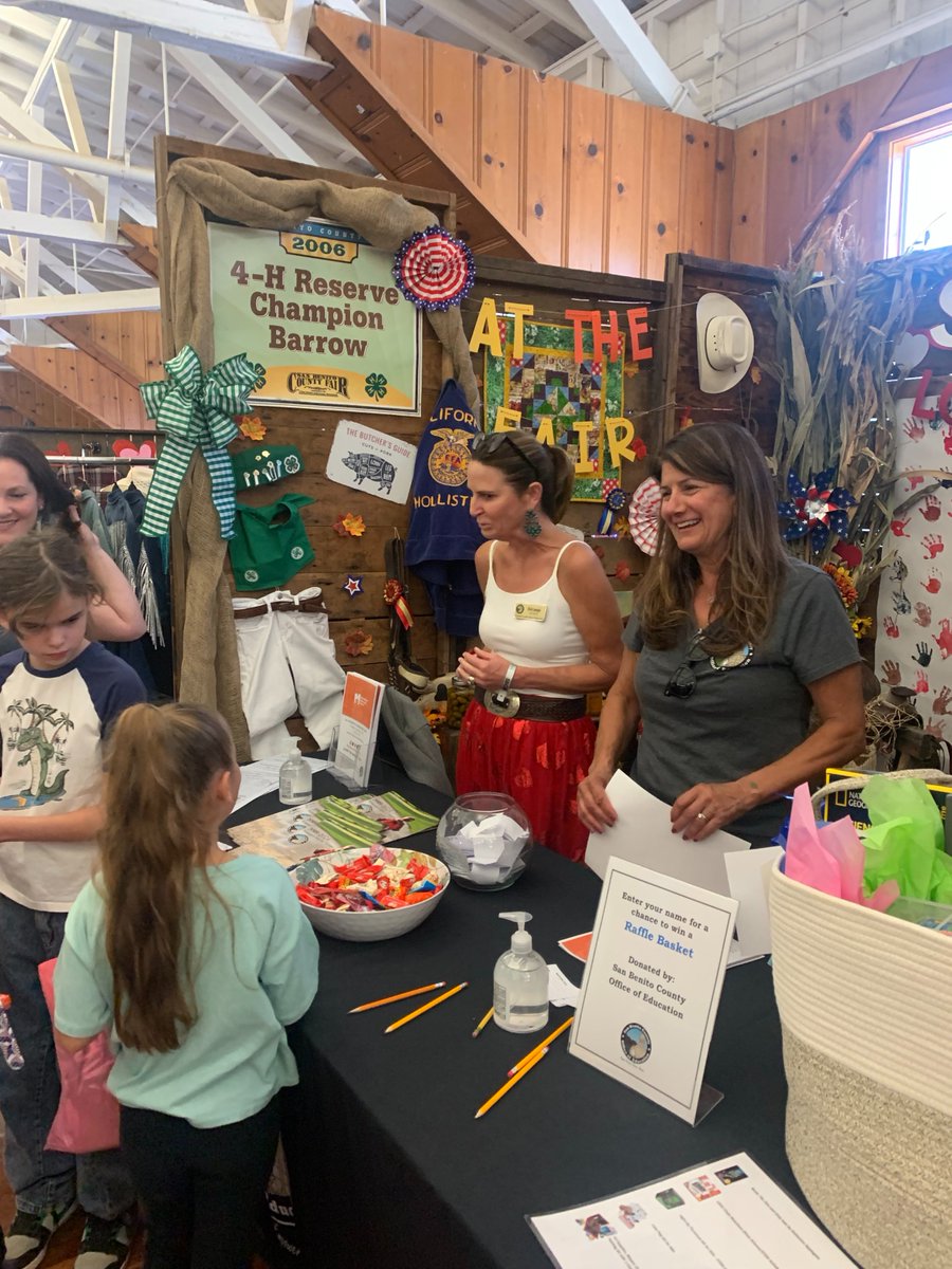 SBCOE95023's tweet photo. So great to have Kids Day back at the fair. @SBCOE95023 had a blast at Kids Day and in our Fair. State Fair Directors visited our booth and loved it! #SBCOEengages #SBCOEencourages https://t.co/fa4R1kKEQQ