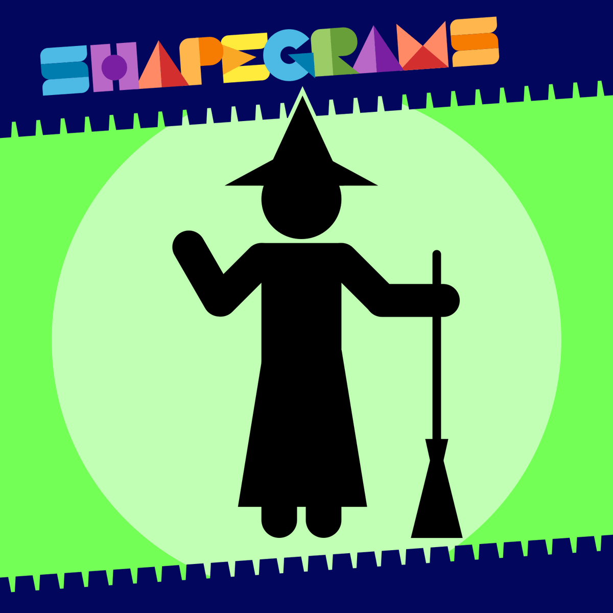 Get SWEPT away by this wickedly drawn Zipper! Recreating the 'Witch Icon' is a SPELLbinding challenge. shapegrams.com/witch #GlobalGEG #GoogleEdu #teachertwitter