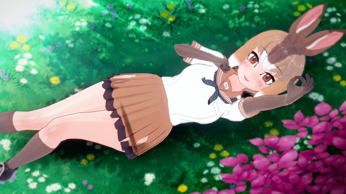 ニホンノウサギを配布します。 けもふれ3に新しく出たうさぎフレンズです。 性格は「優柔不断」に設定、服装はけもフレ3の服装と共に茶色の服装をしています。 ダウンロードは下記のツイートにあります。

#けものフレンズ
#コイカツ 