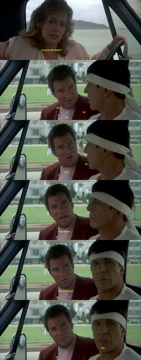 dude_trek's tweet photo. #trekscene 1
I get a little deep on my takes, decided to keep it light and showcase this great Trek debate. It worked so well, their reactions and her expression. I love Italian. @ShelfNerds https://t.co/IHwO1ge2oq