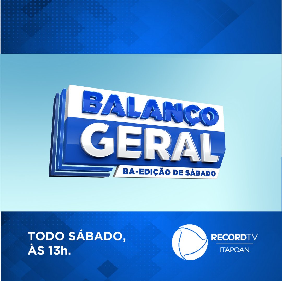 recordbahia_'s tweet photo. #Sabadooou com informação! 😉
Vem ficar por dentro do que acontece no estado da Bahia. 

As principais notícias da semana e o que está movimentando o sábado. 

Liga aí na #RecordTV Itapoan que estamos no ar. 📺 https://t.co/r0tWlJXFNl