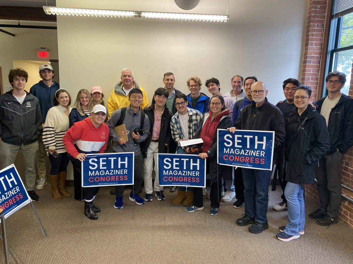 SethMagaziner's tweet photo. A little rain isn’t going to stop us from hitting the doors and talking with voters on Federal Hill today! Thank you to all of our hearty volunteers! https://t.co/3c6PIQXkUI