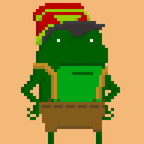 land_froggy's tweet photo. Frogland inhabitant #1419 from the Fly Rink Combining Machine!
#nftcommunity #nft #nftart #nftcollector #crypto #cryptoart #frogland #ffr #nfts #pixelart #nftdrop
 1-Oct, 10:1AM https://t.co/3QYrGCEf4d