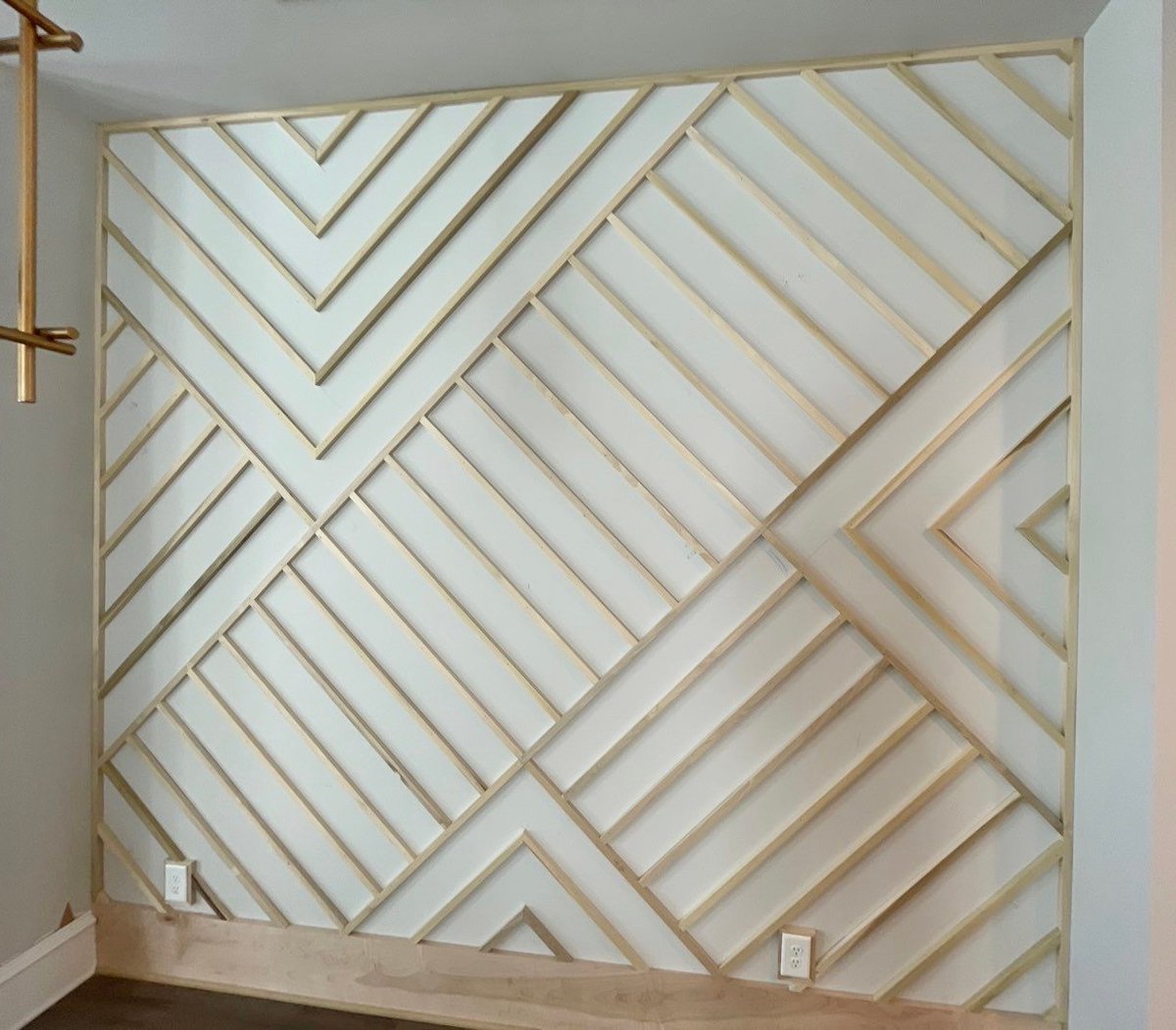 CCFFcompany's tweet image. Our carpenters crushed this wall design 🤯 What color do you think this wall will be??

#accentwall #designwall #designertips #designer #interiordesign #creative #homedesign #livingroominspo #homeremodel