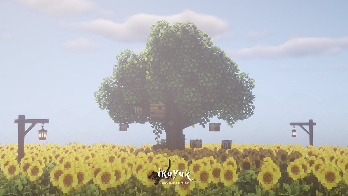 ikuyuk_'s tweet photo. #buildtober
prompt 1 : Sunflower Field
✨🌻☁️

buzz buzz ~ 🐝
#buildtober2022 #ikuyukbuildtober2022
#minecraft #minecraftbuilds https://t.co/6iRef3AMqr