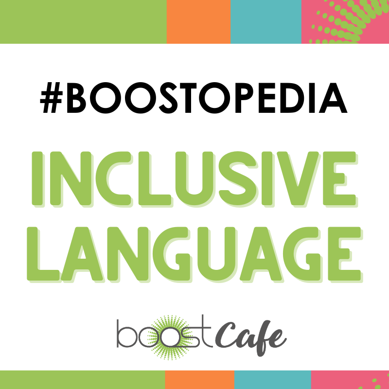 TEAMBOOST's tweet photo. #BOOSTOPEDIA is a comprehensive compilation of the most commonly used acronyms in the in & out-of-school time sectors. We have added an #Inclusive Language section to help with the use of suggested terms to make everyone feel included & safe in the field. https://t.co/BGc31mJGe1 https://t.co/xcf33yASTF