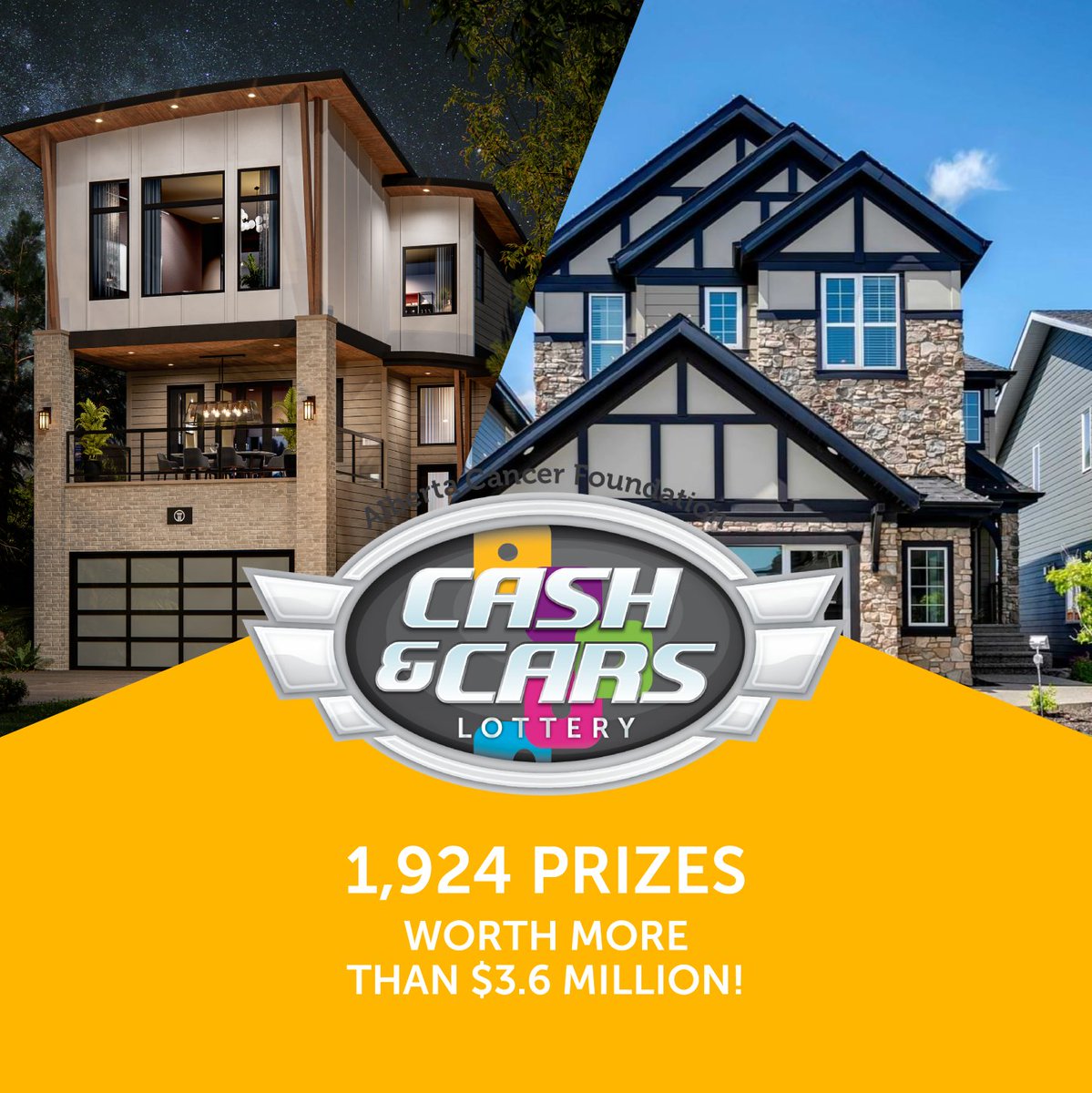 ABCancerLottery's tweet photo. The countdown is on! The deadline to buy your lottery tickets is October 6. Buy your tickets today. Head to our website to check out all of the prizes we have available this year! https://t.co/LthIkhvUAQ #albertacancer #cashandcarslottery https://t.co/MYmKakQ4e7