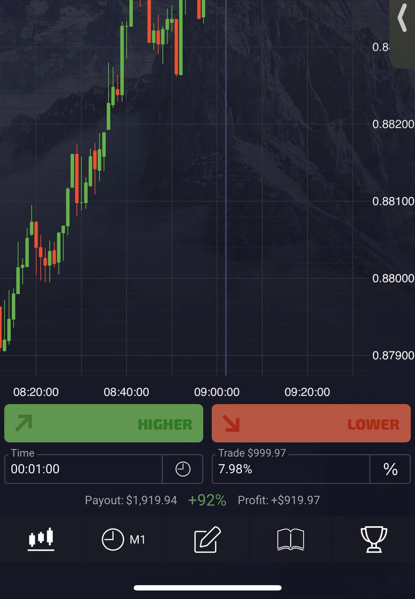 919 lol @ 9 am lol It’s gonna be a good day lol i’m pulling out I’m not greedy